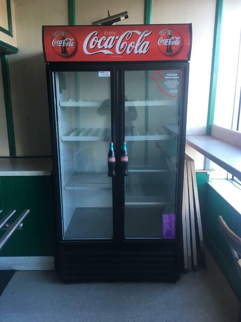 Commercial “coca cola” double fridge in SuttononHull, East
