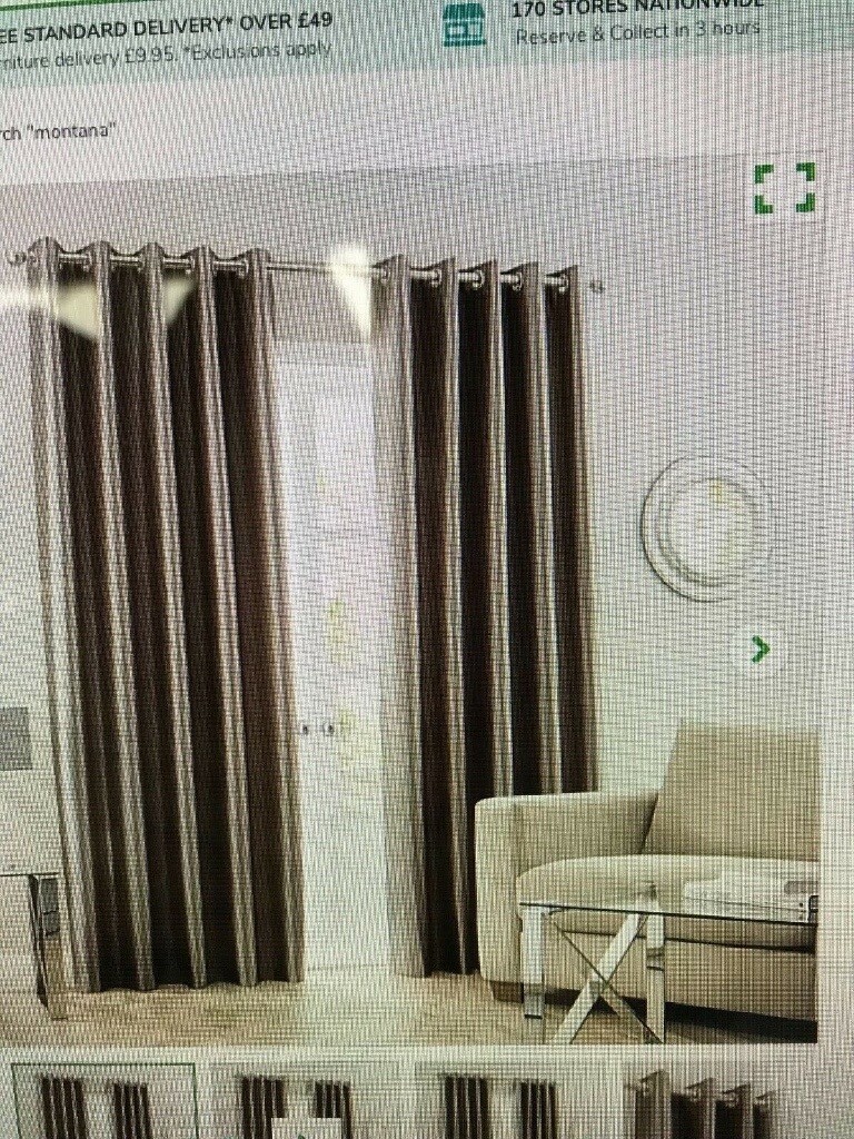 Montana Mink Eyelet Curtains In Hartlepool County Durham