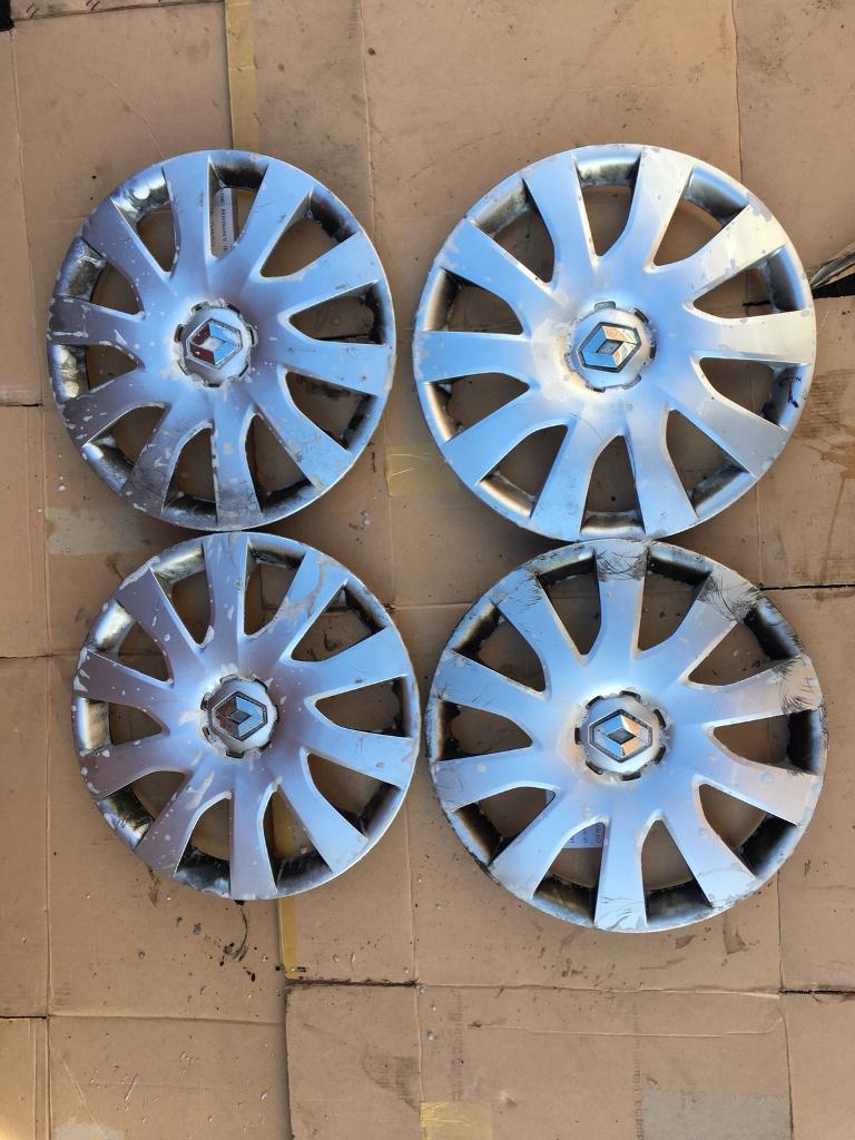 Deep Dish Wheel Trim Covers For Renault Master 16 Inch - Silver & Black Hub Caps 3 thumbnail image