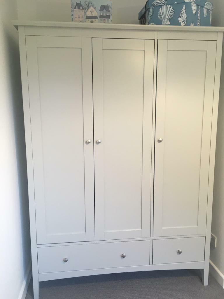 M S Hastings Grey Triple Wardrobe In Stoke Bishop Bristol Gumtree