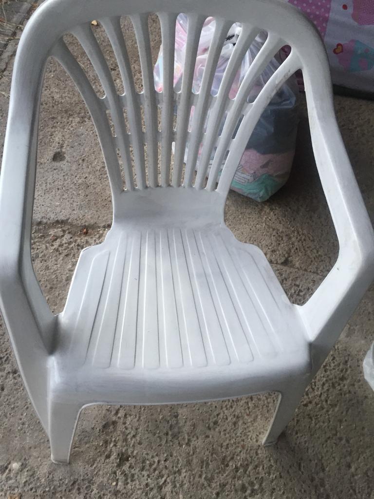 7 Plastic Gardens chairs | in Larkfield, Kent | Gumtree