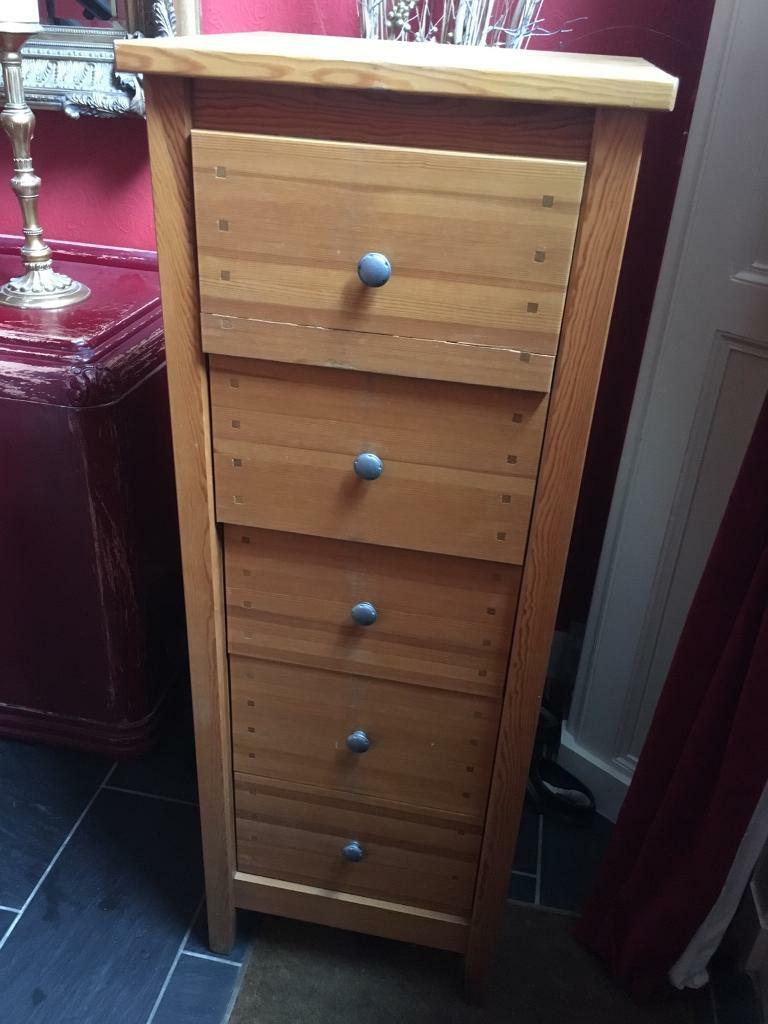 SOLD FREE Tall boy chest of drawers. in Joppa, Edinburgh Gumtree