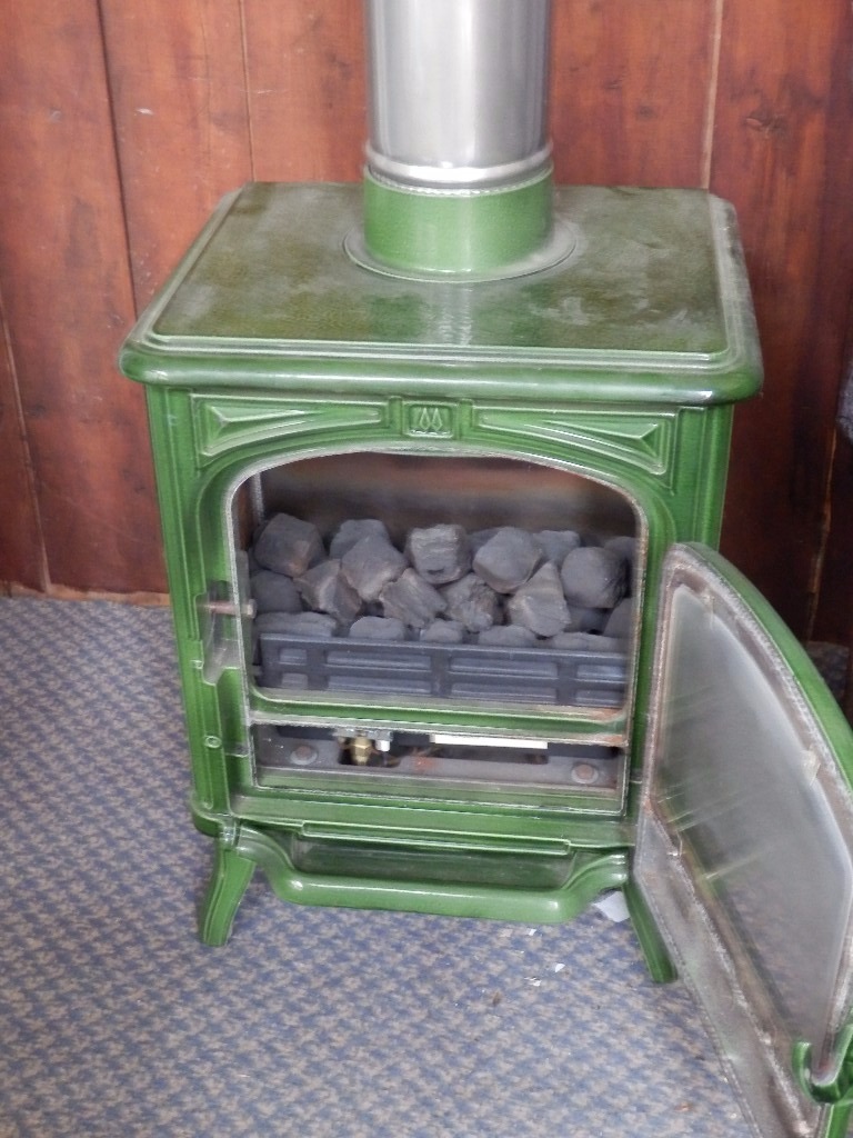 Green Gas Fire, Log Burner style with coal effect in Bournemouth, Dorset Gumtree