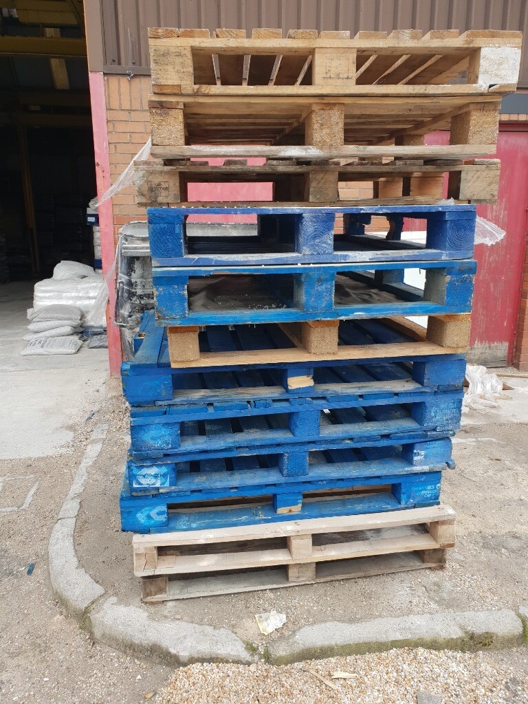 pallets blue and also wooden ones in East End, Glasgow Gumtree