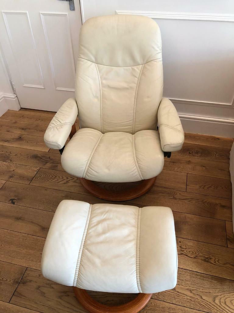 Ekornes Stressless chair & footstool in Clifton, Bristol Gumtree