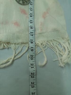 ::NWT Tigerlily beige tie dye fringe hem gauze women's short sleeve top 4
