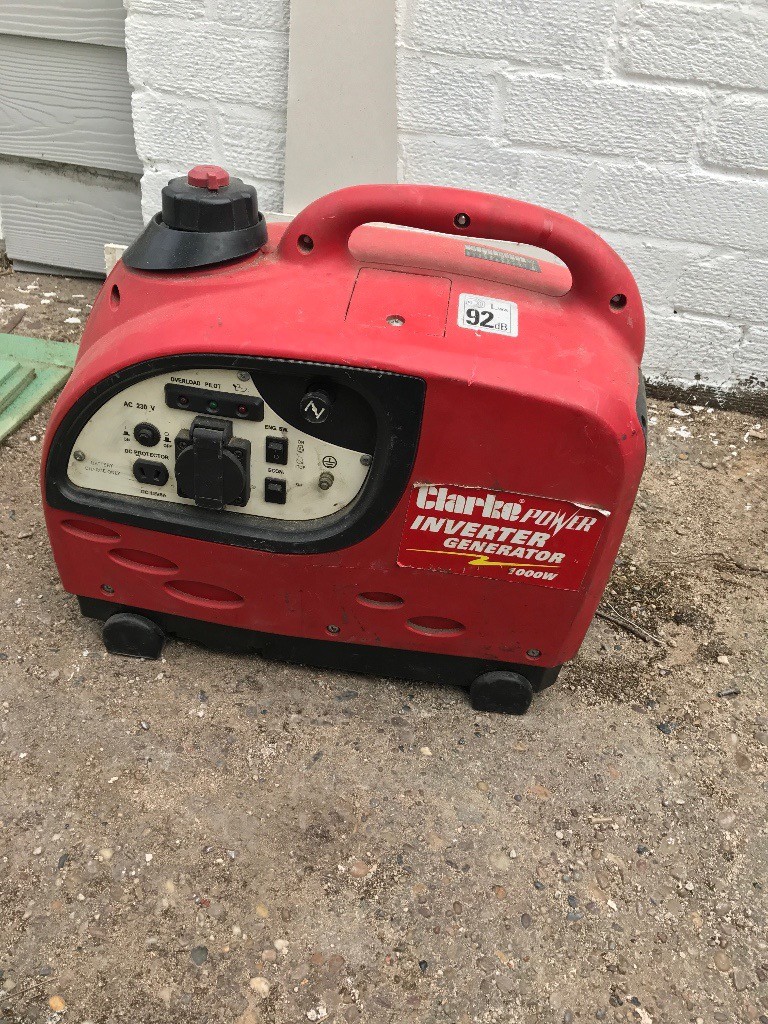Clarke Power Inverter Generator 1000w Spares Or Repairs in Doncaster