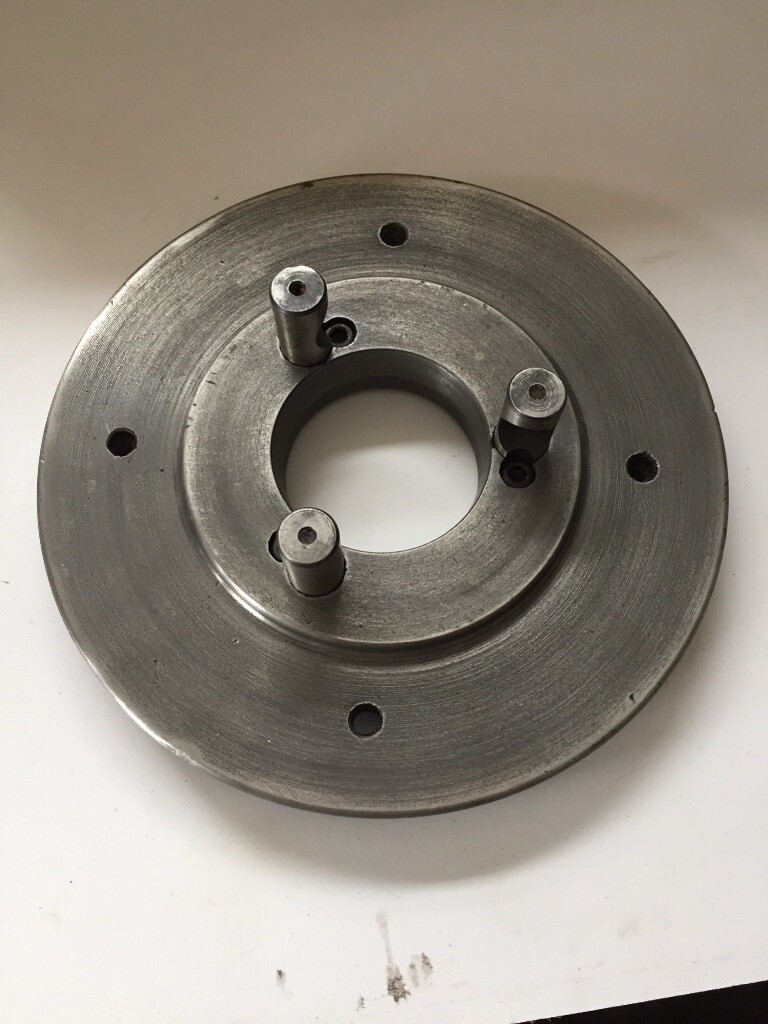 Backplate for 8” Lathe Chuck (D14 Camlock) in Oldmeldrum