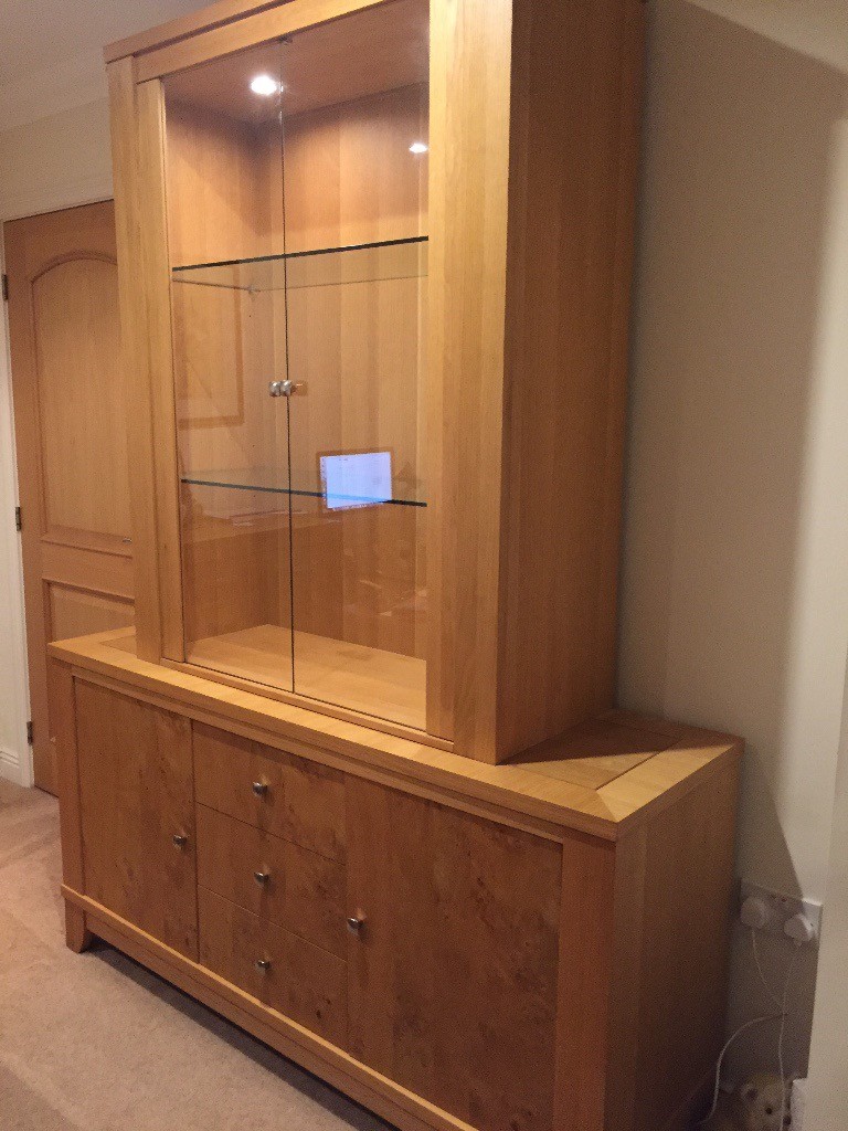 Oak Display Glass Solid made item of furniture in Dorchester