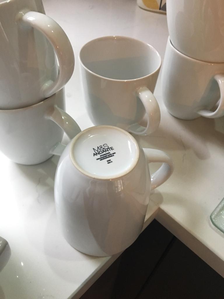 Free 8 marks and Spencer white mugs in Gosforth, Tyne and Wear Gumtree
