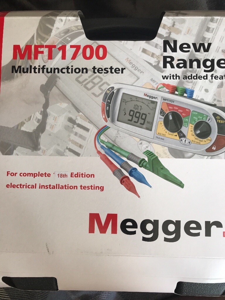 Megger MFT1721 Multifunction Tester in Droitwich, Worcestershire