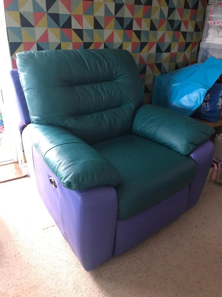 DfS leather electric recliner chair in West Cross, Swansea Gumtree
