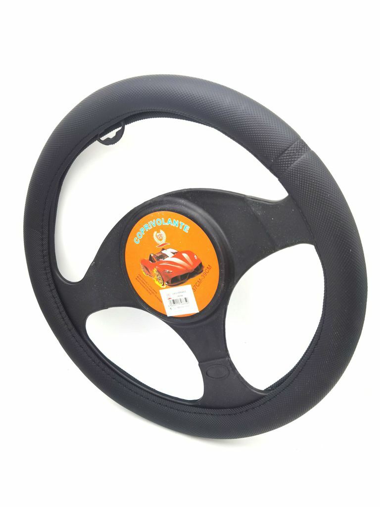 Coprivolante Copri Volante Auto Nero 37-39cm Con Presa Comfort 01995 sus