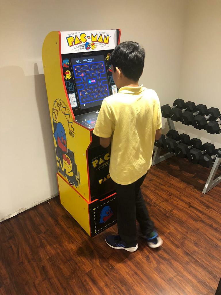 Arcade 1up Pac-Man retro arcade machine. Comes with riser. | in