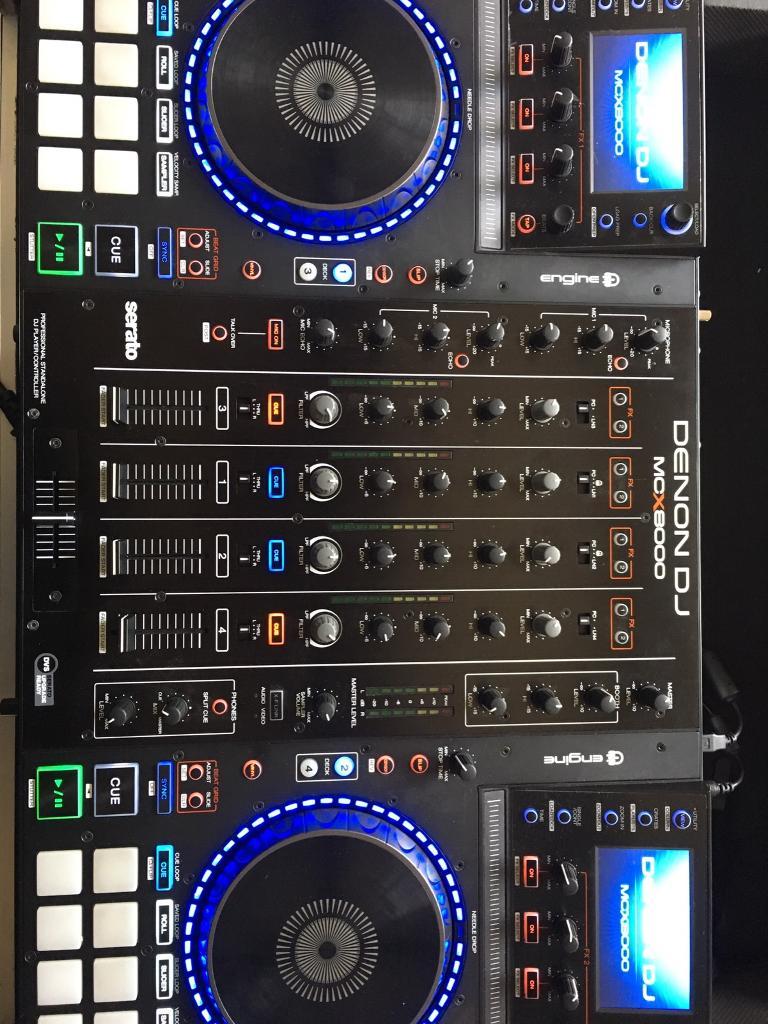 DDJ Controller Denon MCX8000 Uses Serato Or As Standalone. Professional Dj Decks in Romford