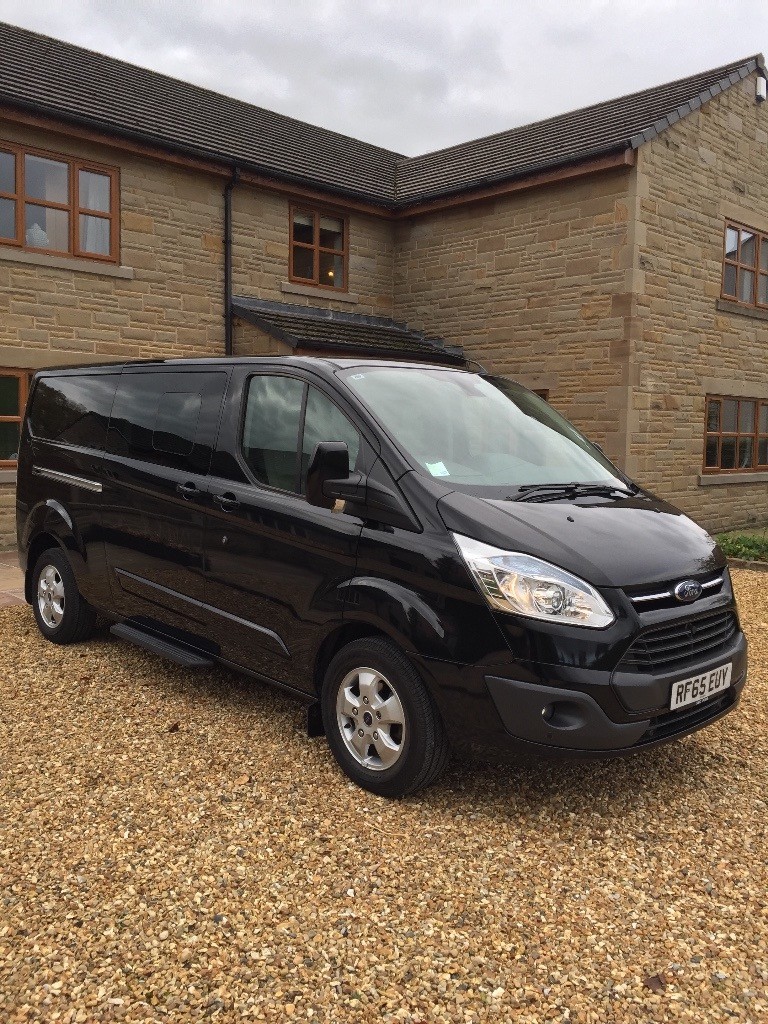 Ford Transit Custom 2.2 TDCi 290 L2H1 Limited Panel Van 5dr Leather LWB DCIV Tow Bar Immaculate