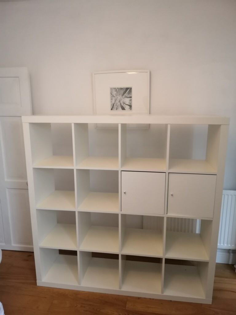 White wall unit/book shelf (two shelves with doors) in Shrewsbury