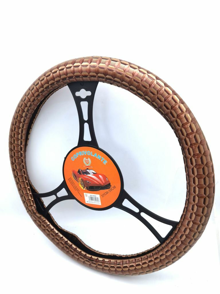 Coprivolante Copri Volante Auto Bronzo 37-39cm Con Presa Comfort 02015 sus