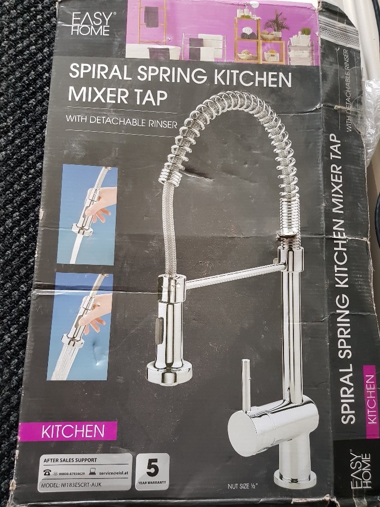 Spiral spring kitchen mixer tap Brand New Easy Home in Southport