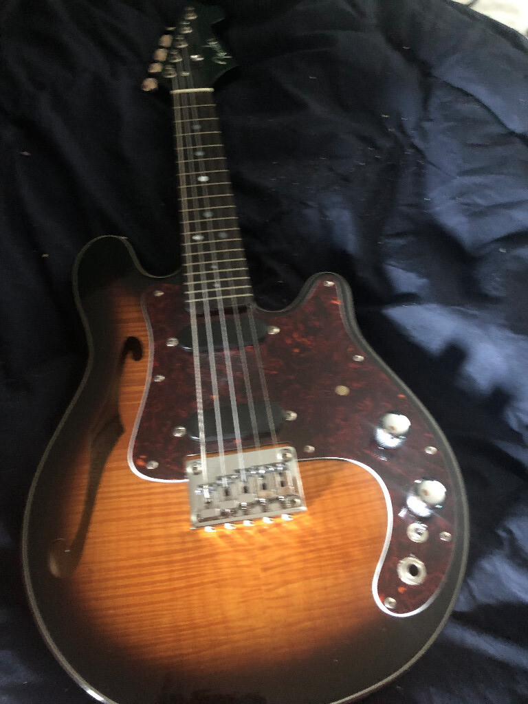Fender FM60 Electric Mandolin 5 String Sunburst Rare in