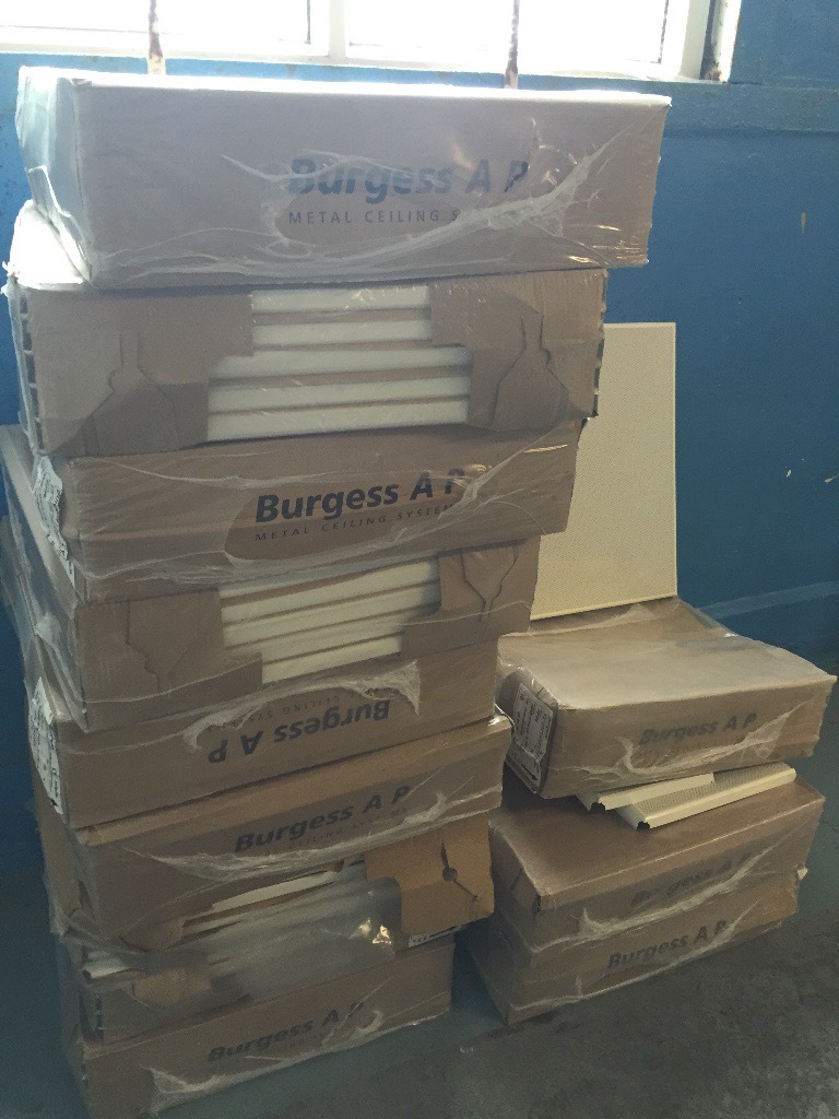 Ten Boxes Of Burgess Lay In Gird Ceiling Tiles In Portsmouth