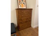 Solid Wood Chest of Drawers 