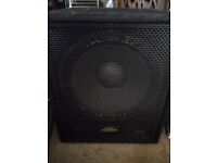 2 X 15 inch Passive Subwoofer for Club/PA. Pick up only.