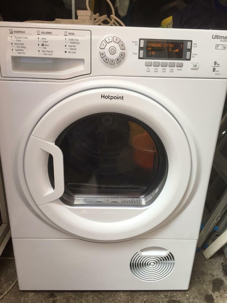 Hotpoint ultima 9kg condenser dryer great condition free local delivery in Radcliffe