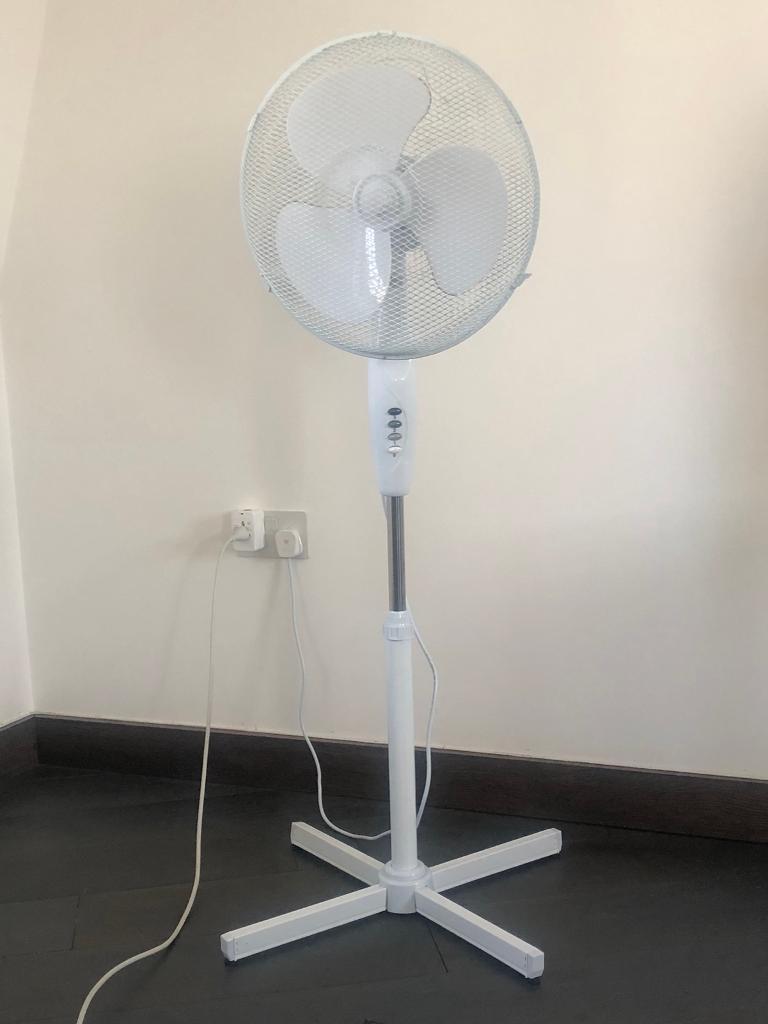 16 inch White Pedestal Fan in Camden Town, London Gumtree