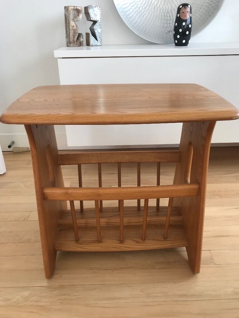 ICONIC ERCOL TABLE / MAGAZINE RACK in ShorehambySea, West Sussex