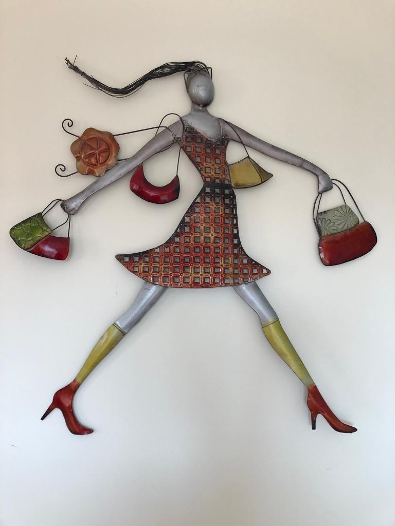 2 lady metal wall art pictures in Poringland, Norfolk Gumtree
