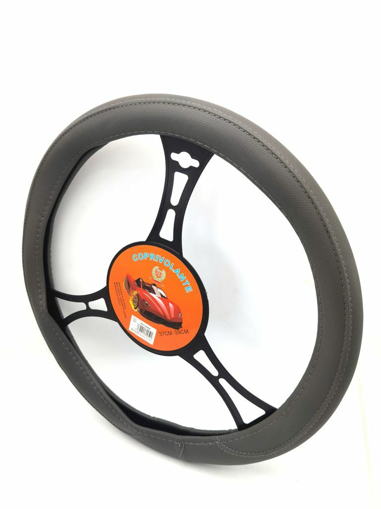 Coprivolante Copri Volante Auto Grigio 37-39cm Con Presa Comfort 02006 sus