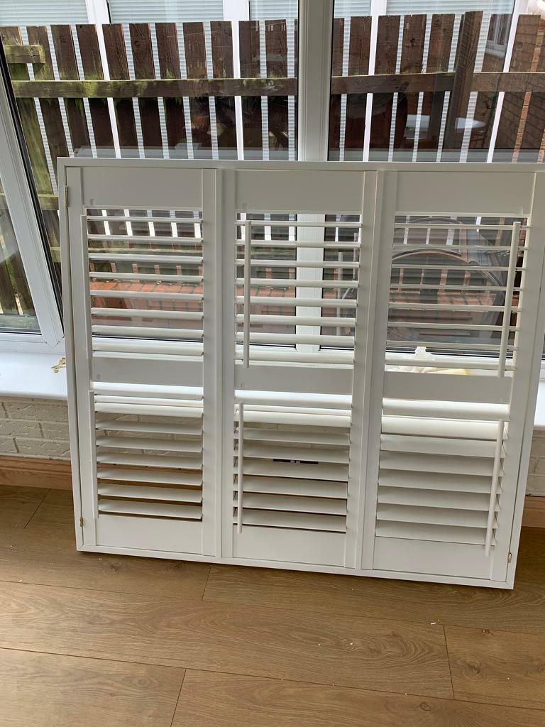 White wooden shutter blinds in Newcastle, Tyne and Wear Gumtree