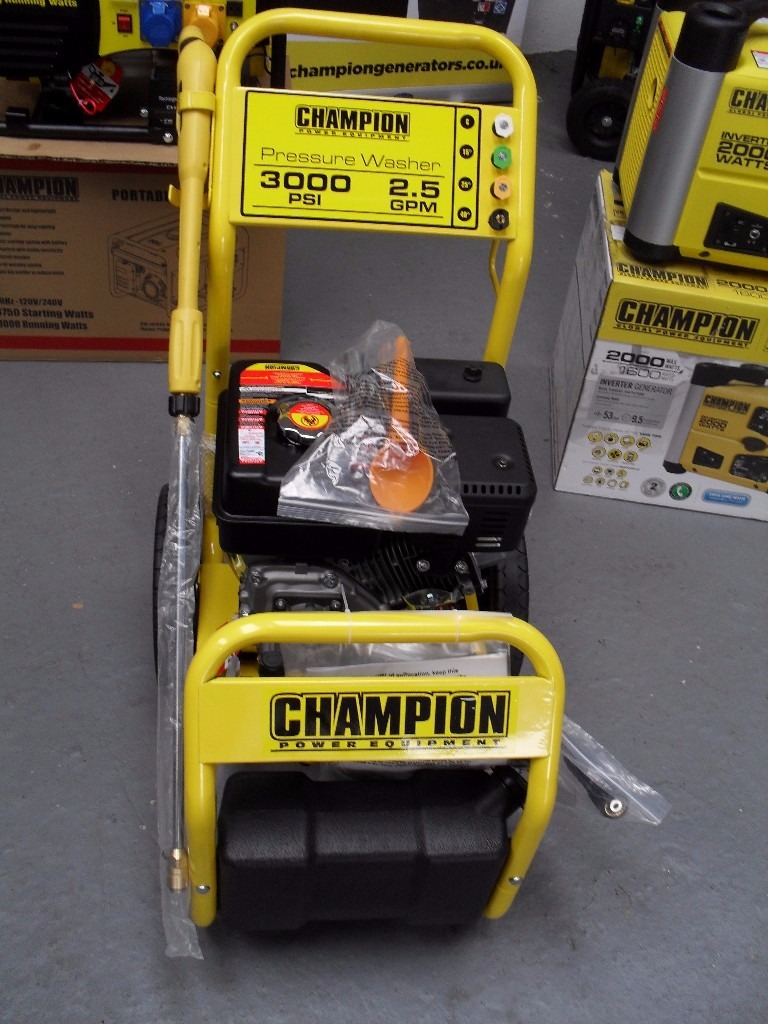 NEW CHAMPION 3000PSI PETROL PRESSURE WASHERS 11.37 LITRES/MIN