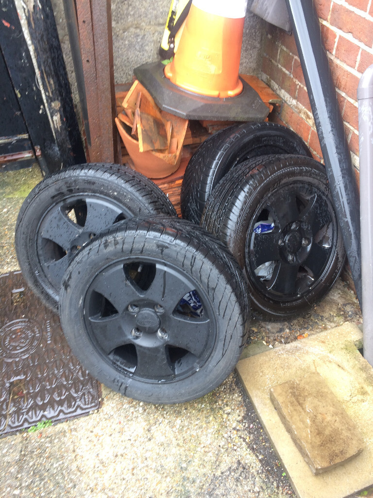 good set of Set 4 R14 alloy wheels and nearly new tyres in Dorchester