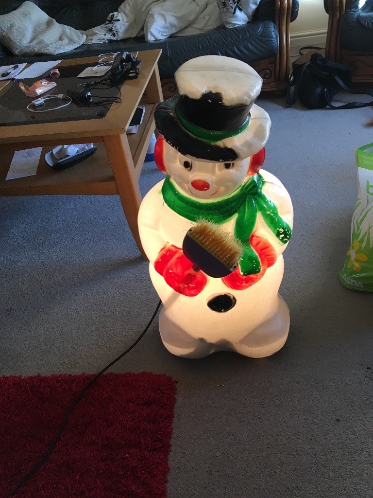 Outdoor light up snowman in Dunfermline, Fife Gumtree