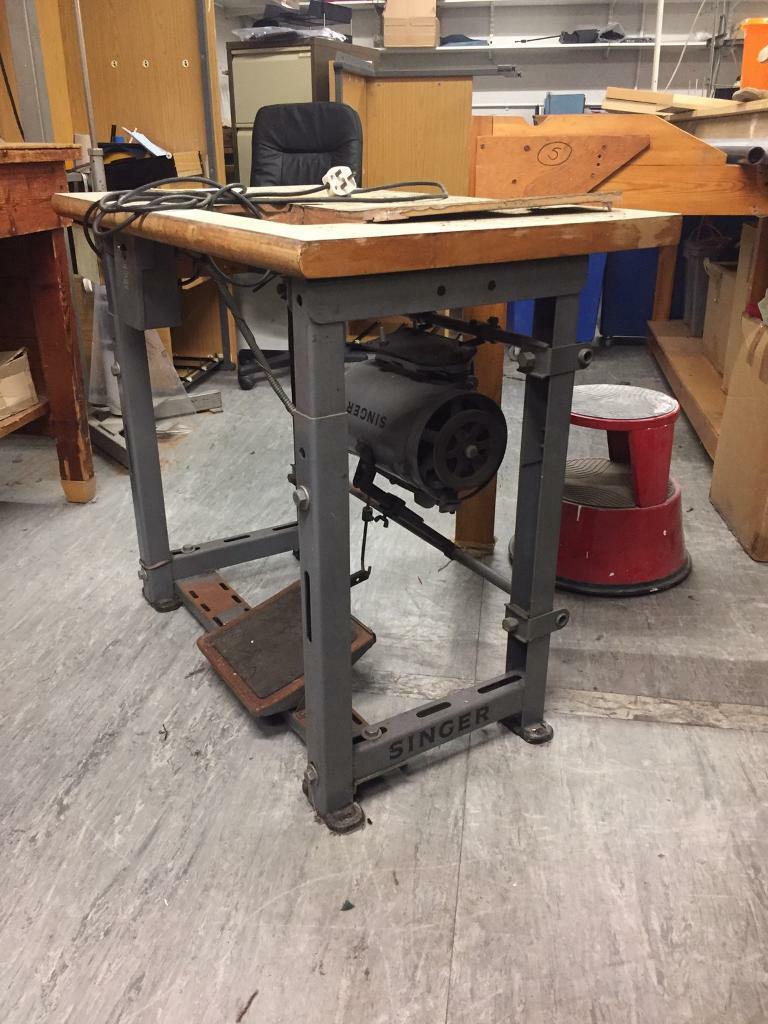 Sewing machine bench table industrial ideal project in Galashiels