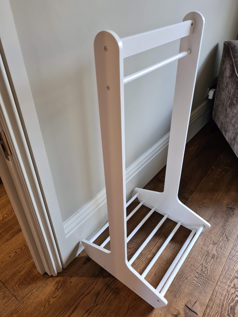 Open white clothes rail for a nursery in Lewisham, London Gumtree