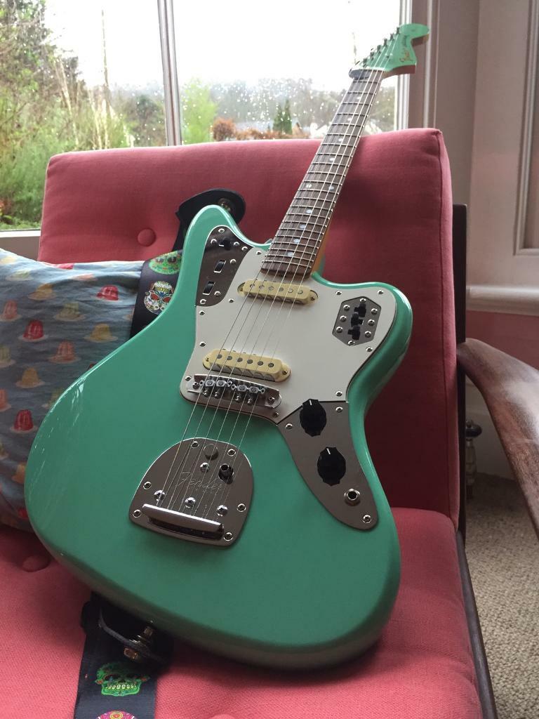 Fender Japan Jaguar 2002 Q series Surf Green in Bedminster, Bristol