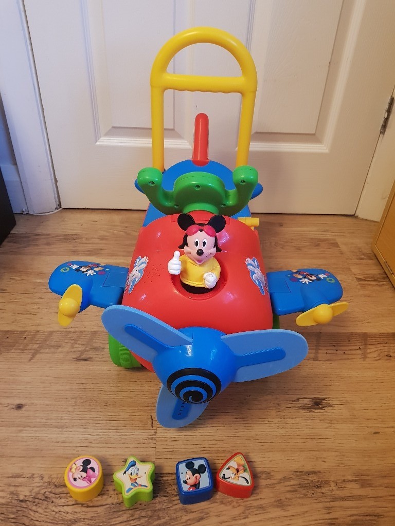 Disney Mickey Mouse Activity Plane Ride-on | in Hamble, Hampshire | Gumtree