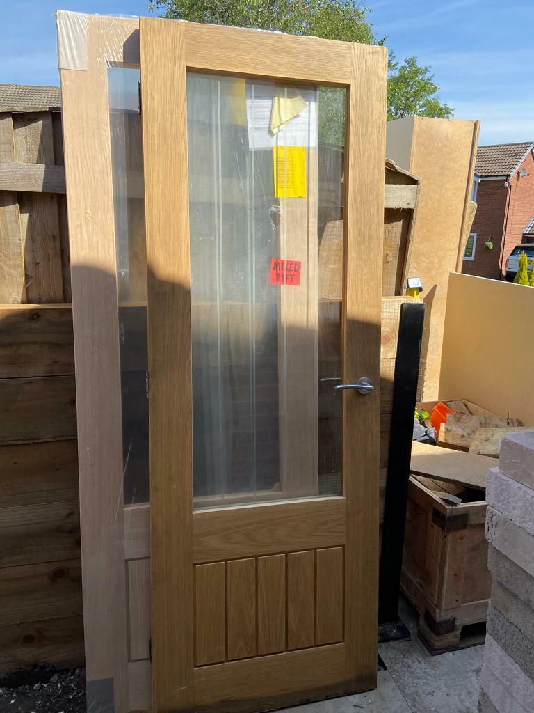 Howdens Dordogne Oak glazed Door in Bolton, Manchester Gumtree