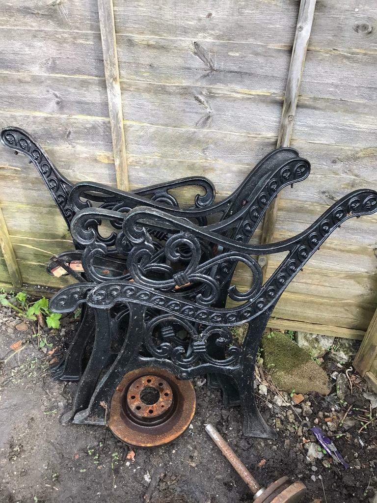 Cast iron bench ends in Kingswood, Bristol Gumtree
