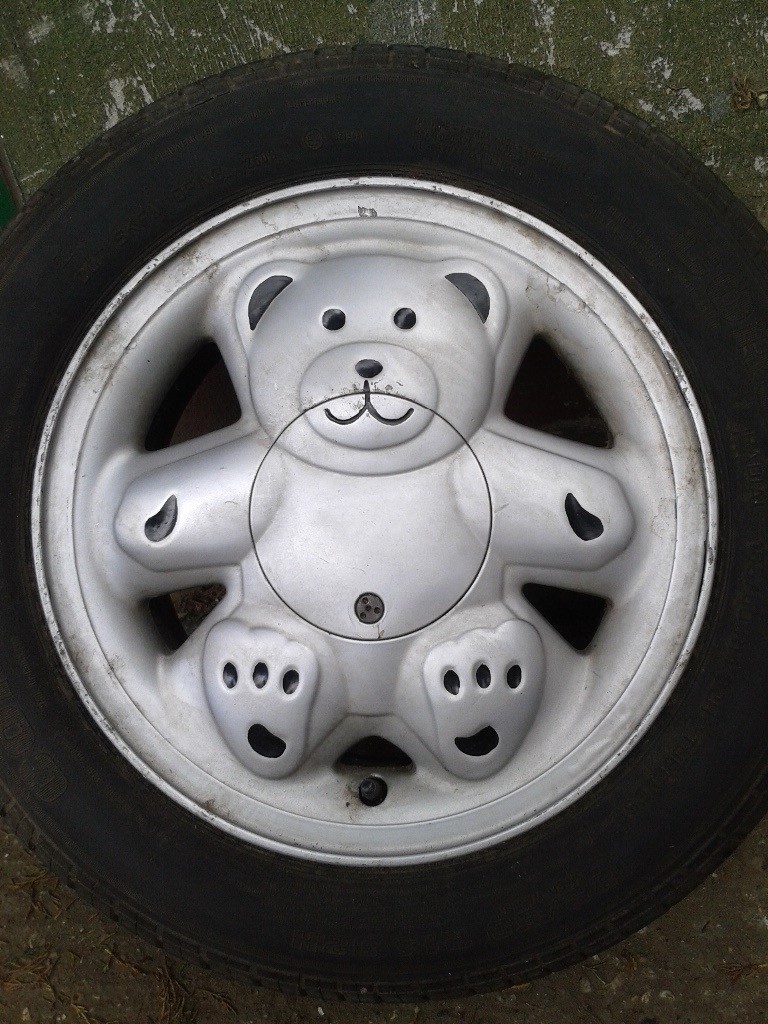 4x Ronal genuine teddy bear alloys wheels and tyres in 