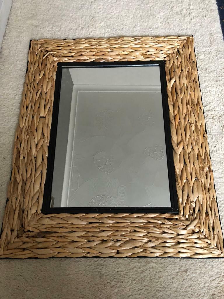 Wicker framed mirror in Sunderland, Tyne and Wear Gumtree