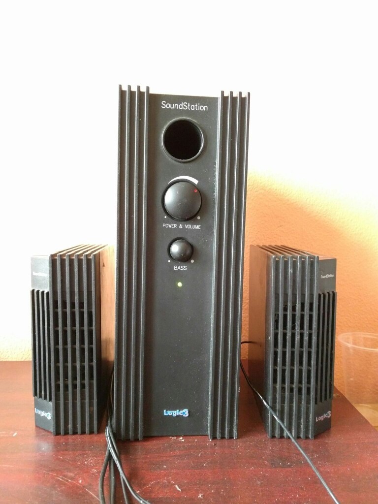 Logic 3 soundstation. 26 watt 2.1 PC/TV speaker system in Royton