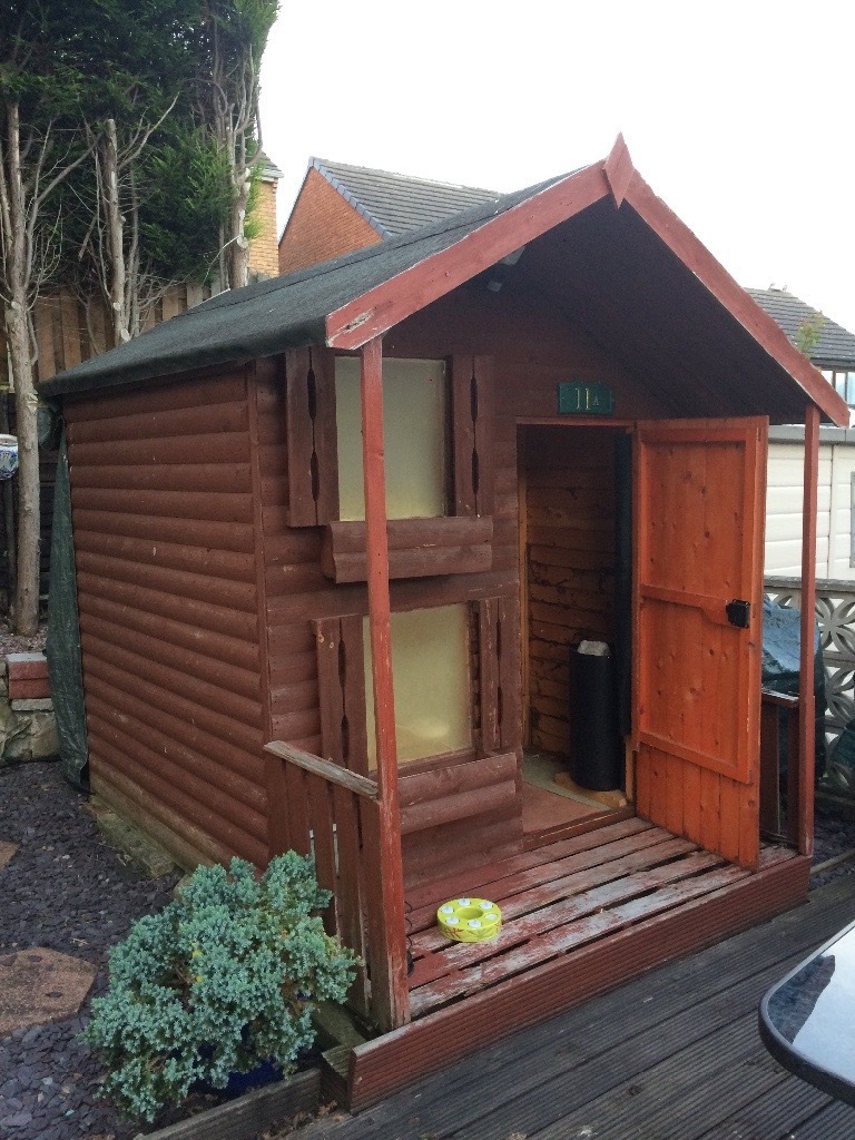 Used log cabin style shed in Thorpe Hesley, South 
