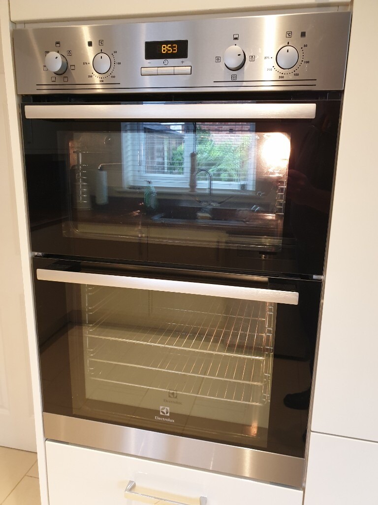 (Built in) Electrolux Electric Fan Assisted Double Oven and Grill in