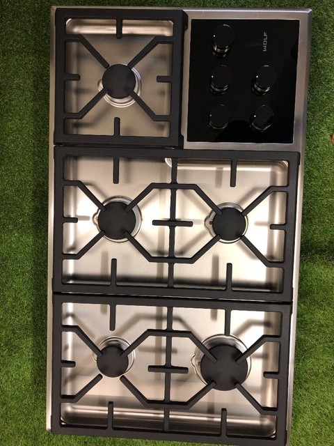 Ex Display Wolf Gas Cooktop Transitional 5 Burner Hob Sub Zero Inc