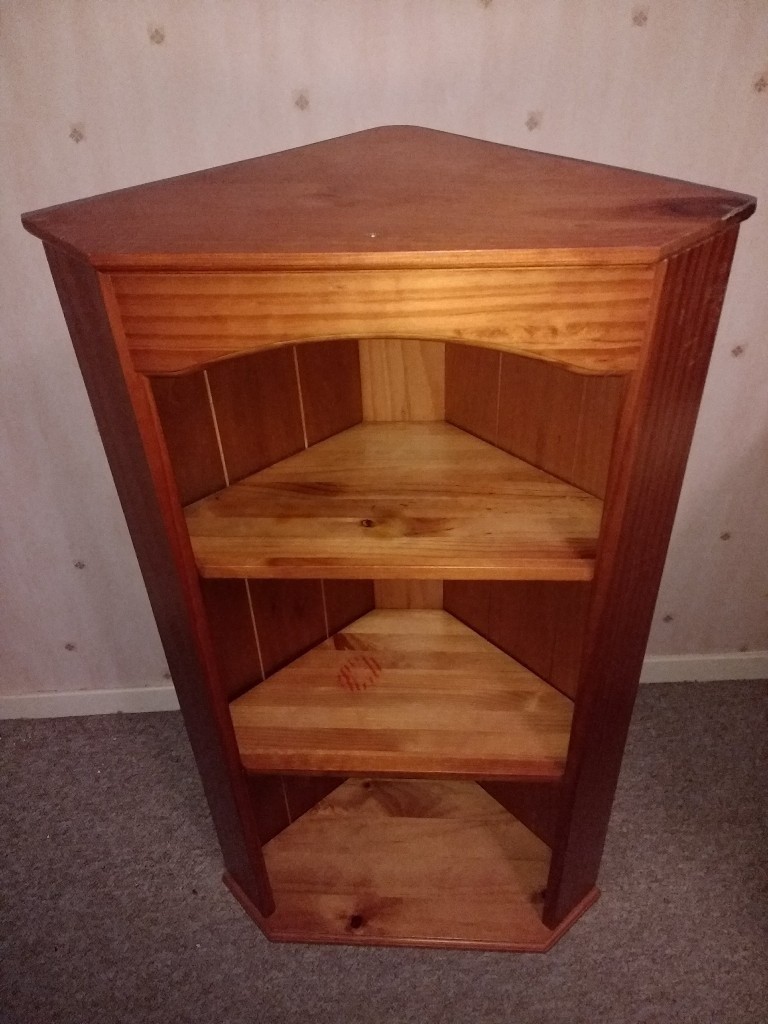 PINE Corner Unit / Shelf / Shelves Solid Wood in Inverness