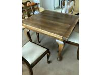 Victorian oak dining table 